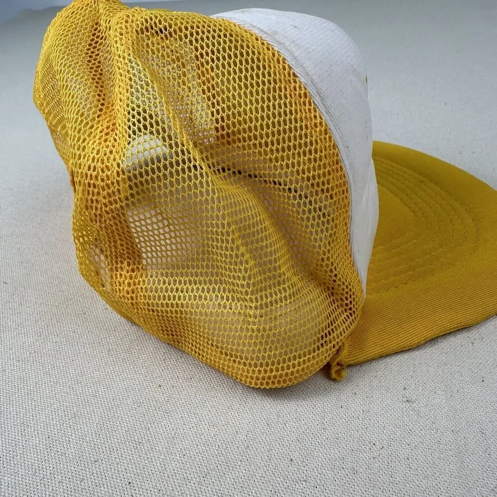 Vintage 70s Anchorage Northern Knights Alaska Snap Back Hat CBA EB Basketball
